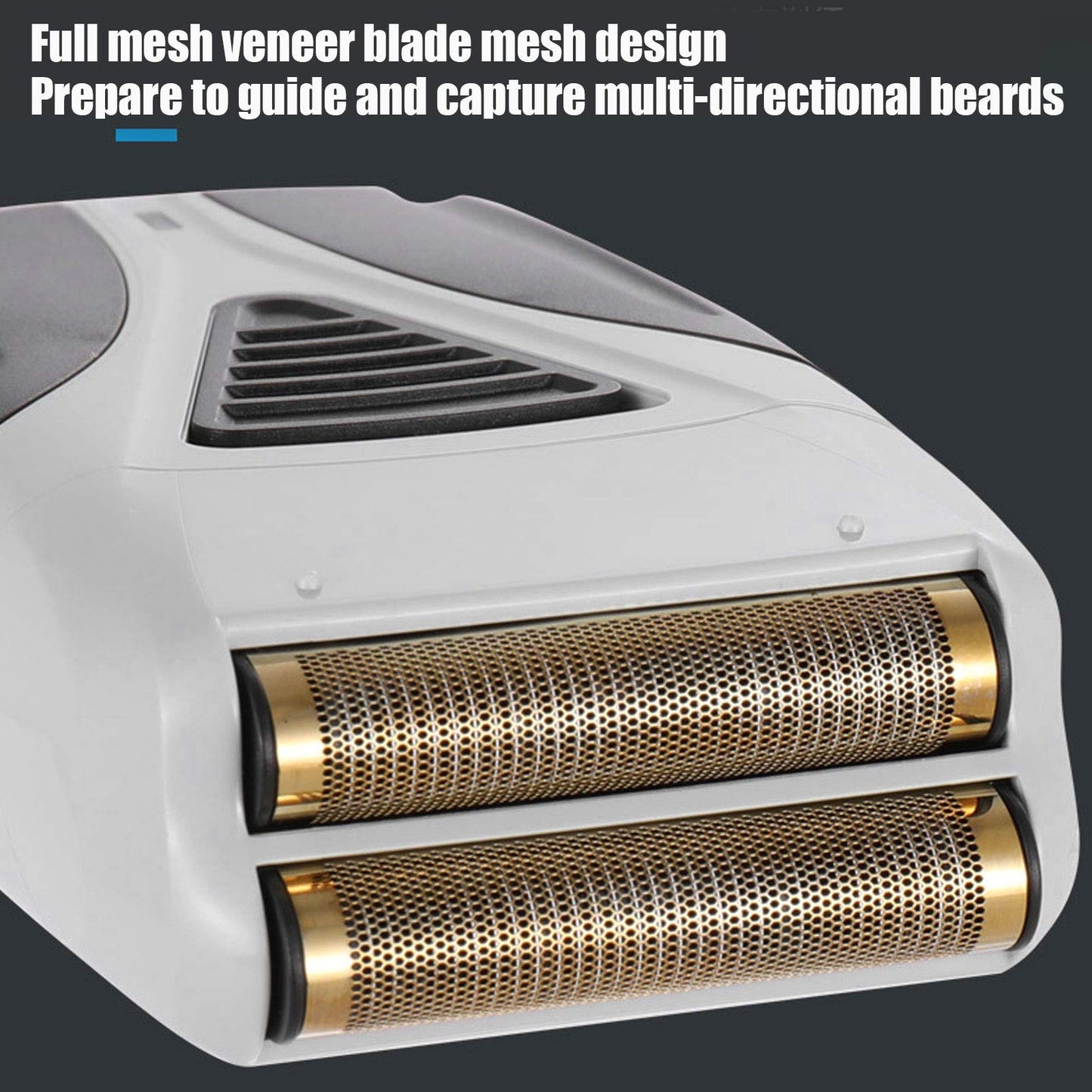 ZJchao Electric Foil Shavers, Professional USB Reciprocating Shaver for Men or Wet and Dry Shaving Beauty and Personal Care ZJchao