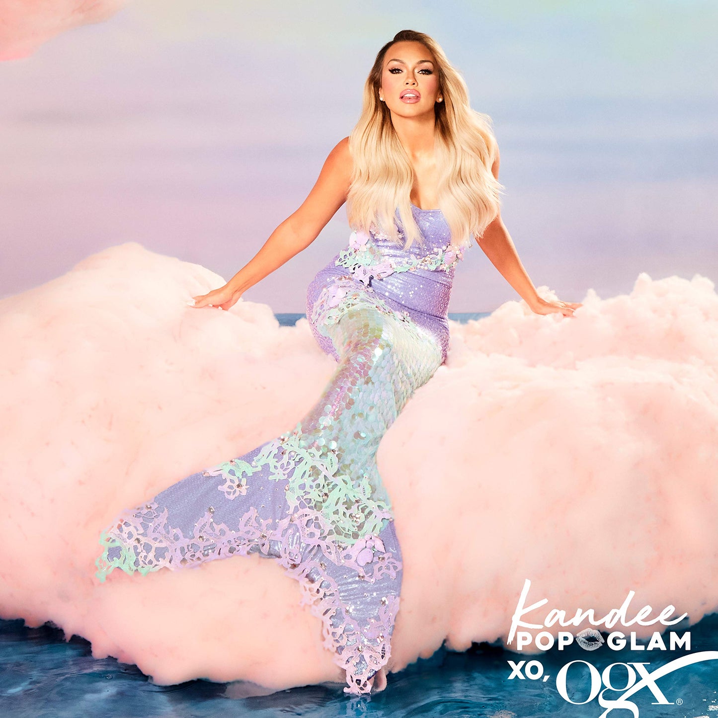 OGX Kandee Johnson Collection Mermaid Moisture Deep Conditioning Hair Mask for Color-Treated Hair, Sulfate-Free Surfactants Moisturizing Treatment Beauty & Personal Care OGX