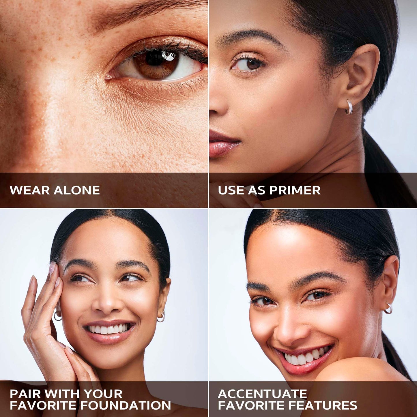 Ruby Kisses Glowy Skin Filter Foundation - All-in-1 Primer, Skin Tint & Highlighter, Hydrating Light Coverage with Squalane, Natural Dewy Finish Beauty & Personal Care Ruby Kisses
