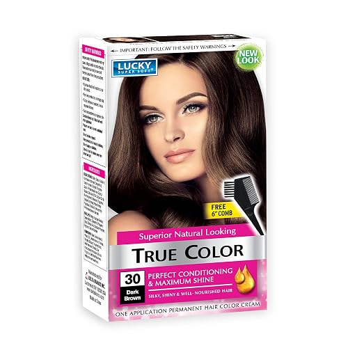 Lucky Super Soft Women's Hair Color, Dark Brown Beauty & Personal Care Lucky Super Soft