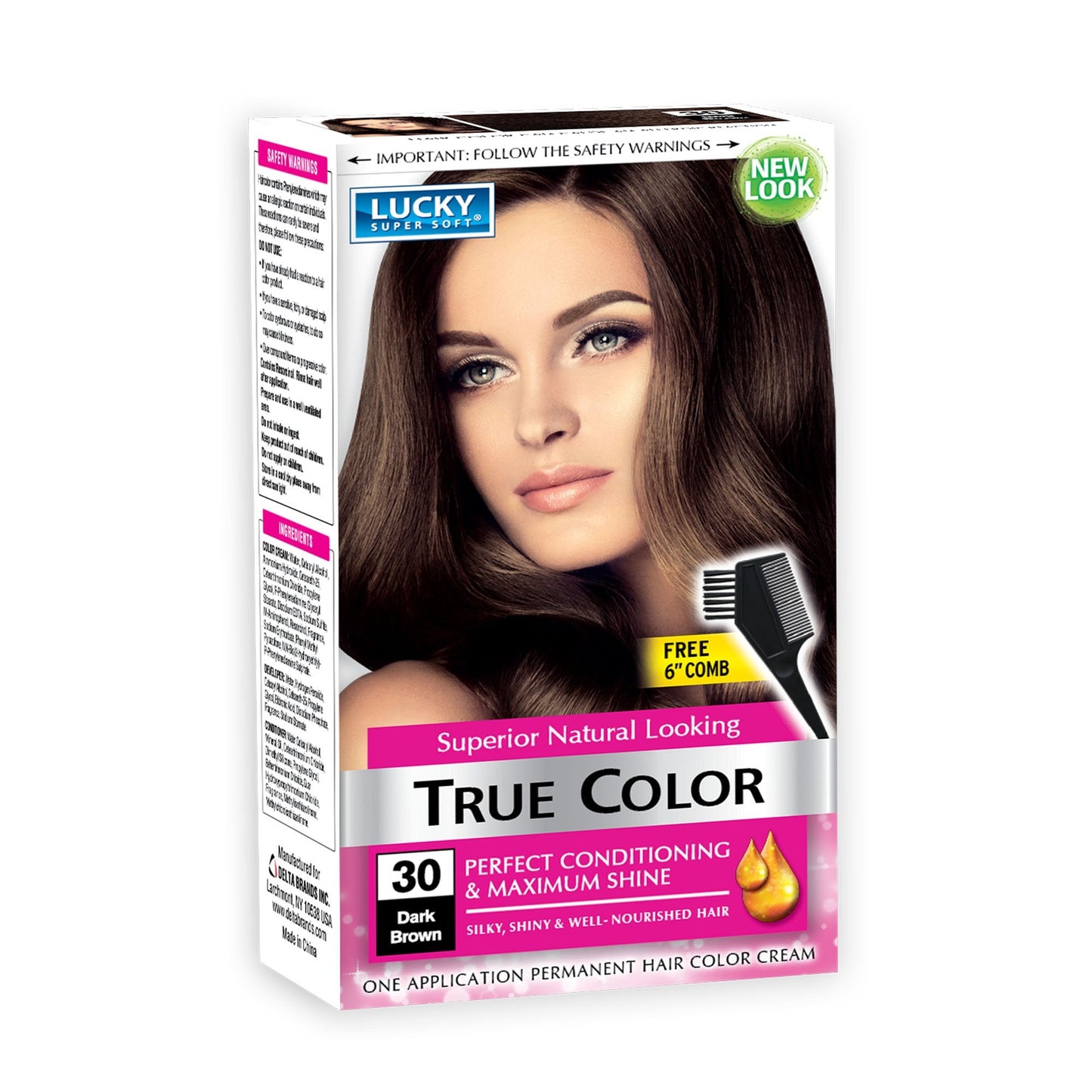 Lucky Super Soft Women's Hair Color, Dark Brown Beauty & Personal Care Lucky Super Soft