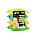 Global Beauty Care Assorted Makeup Remover Wipes Variety Pack - Green Tea, Aloe Vera, Vitamin C & Cucumber Extract Facial Cloths, Removes Waterproof Beauty & Personal Care Global Beauty Care