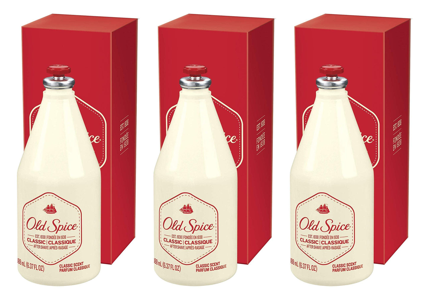Old Spice Classic After Shave 6.37 oz (Pack of 3) Beauty & Personal Care Old Spice