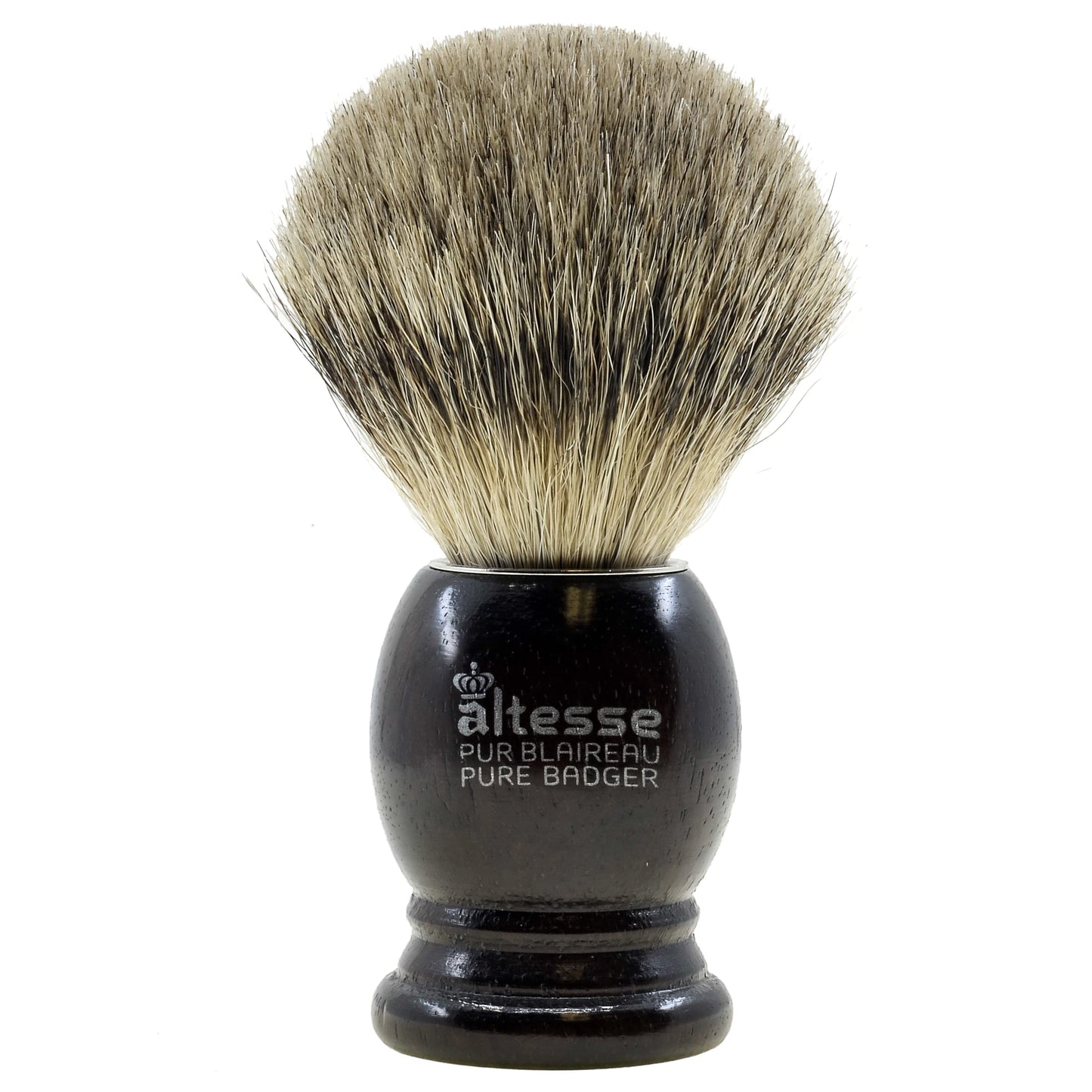 Altesse 75108 European Grey Badger Shaving Brush for Shave Cream, Shaving Soap, Shaving Cream Foam and Lather for Wet Shave With Shaving Razor, Safety Beauty and Personal Care Altesse