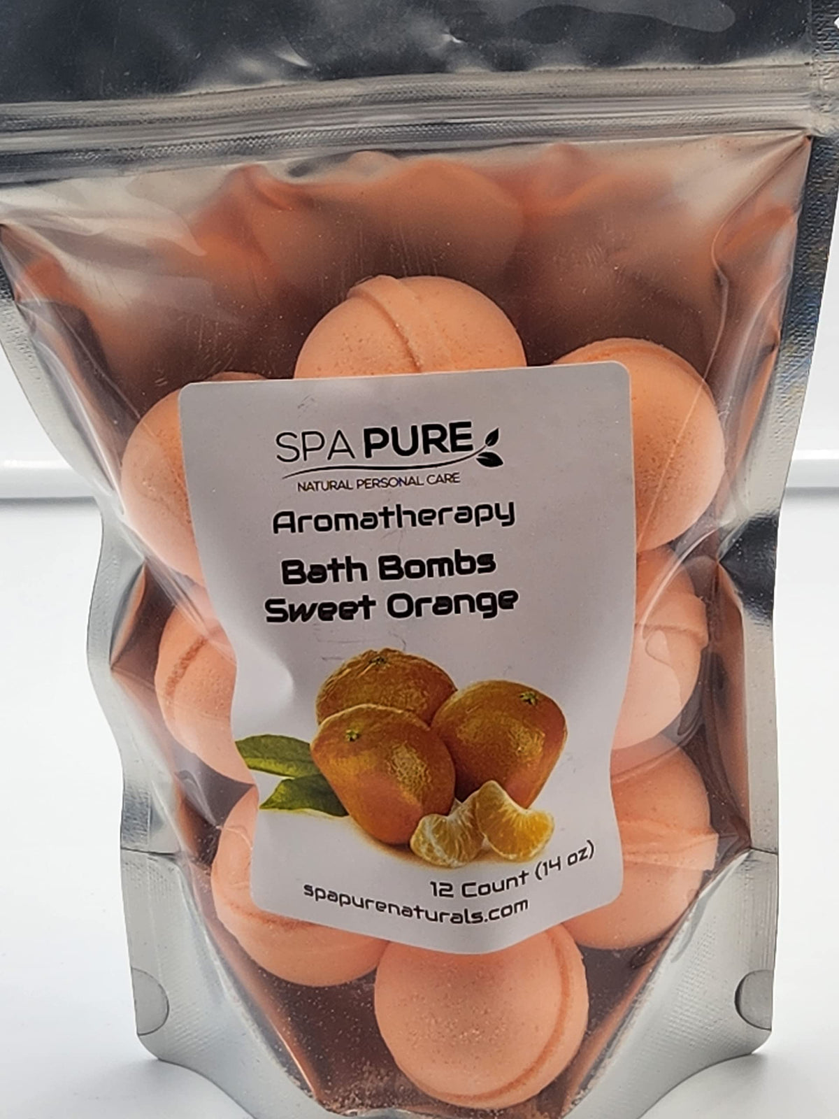 Essential Oil Bath Bombs - USA Made with Coconut Milk & Shea Butter - for a Luxurious at Home Spa Bath (12 Count) Pack of 1 (Sweet Orange) Beauty & Personal Care Spa Pure