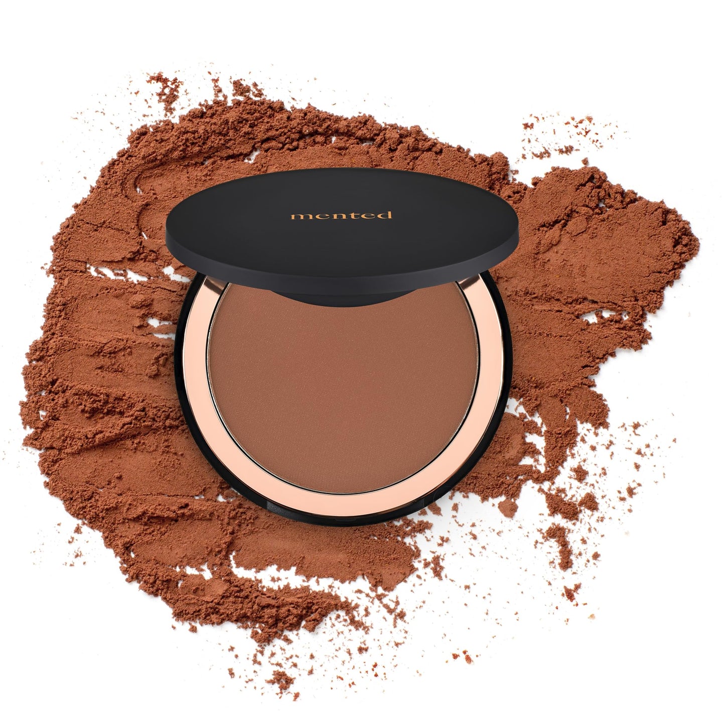 Mented Cosmetics Made in Italy, Cruelty Free Makeup, Vegan, Paraben Free, Shimmer Bronzer, Highlighter Bronzing Powder Palette for Face with Vitamin E Beauty & Personal Care Mented