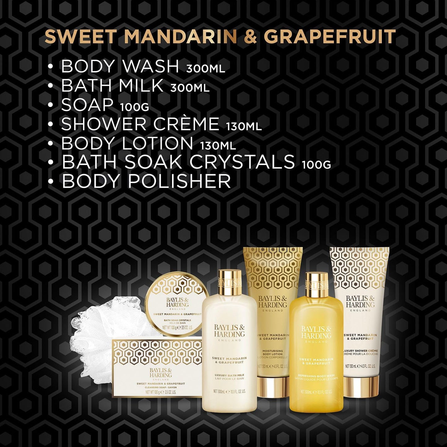 Baylis & Harding Gift Set for Women - Ultimate Luxury Bath & Skincare Set - Sweet Mandarin & Grapefruit Beauty and Personal Care Baylis & Harding