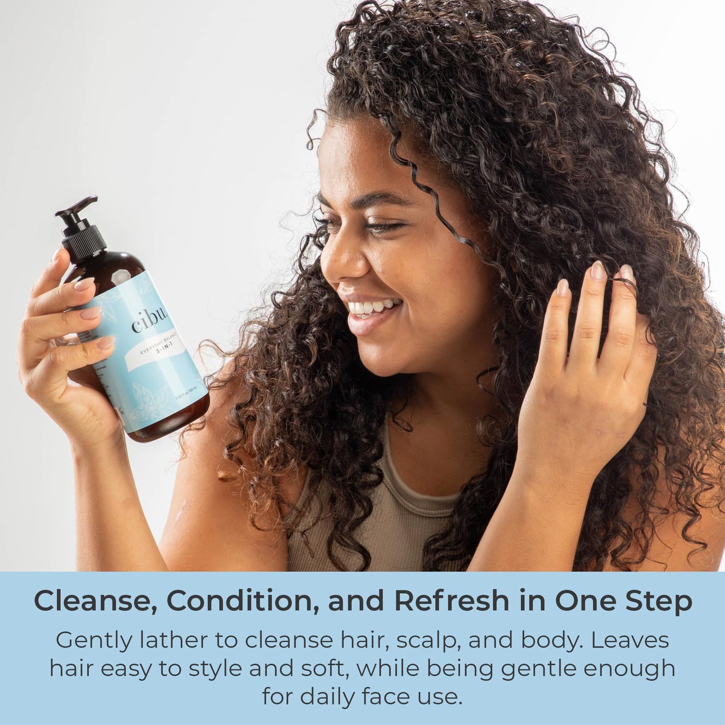 CIBU Shampoo, Conditioner & Body Wash 30021, 11.83 fl oz (350 ml), Sulfate-Free, Fresh Scent, For All Skin & Hair Types, Men/Women Hair, Body, Face Beauty & Personal Care CIBU