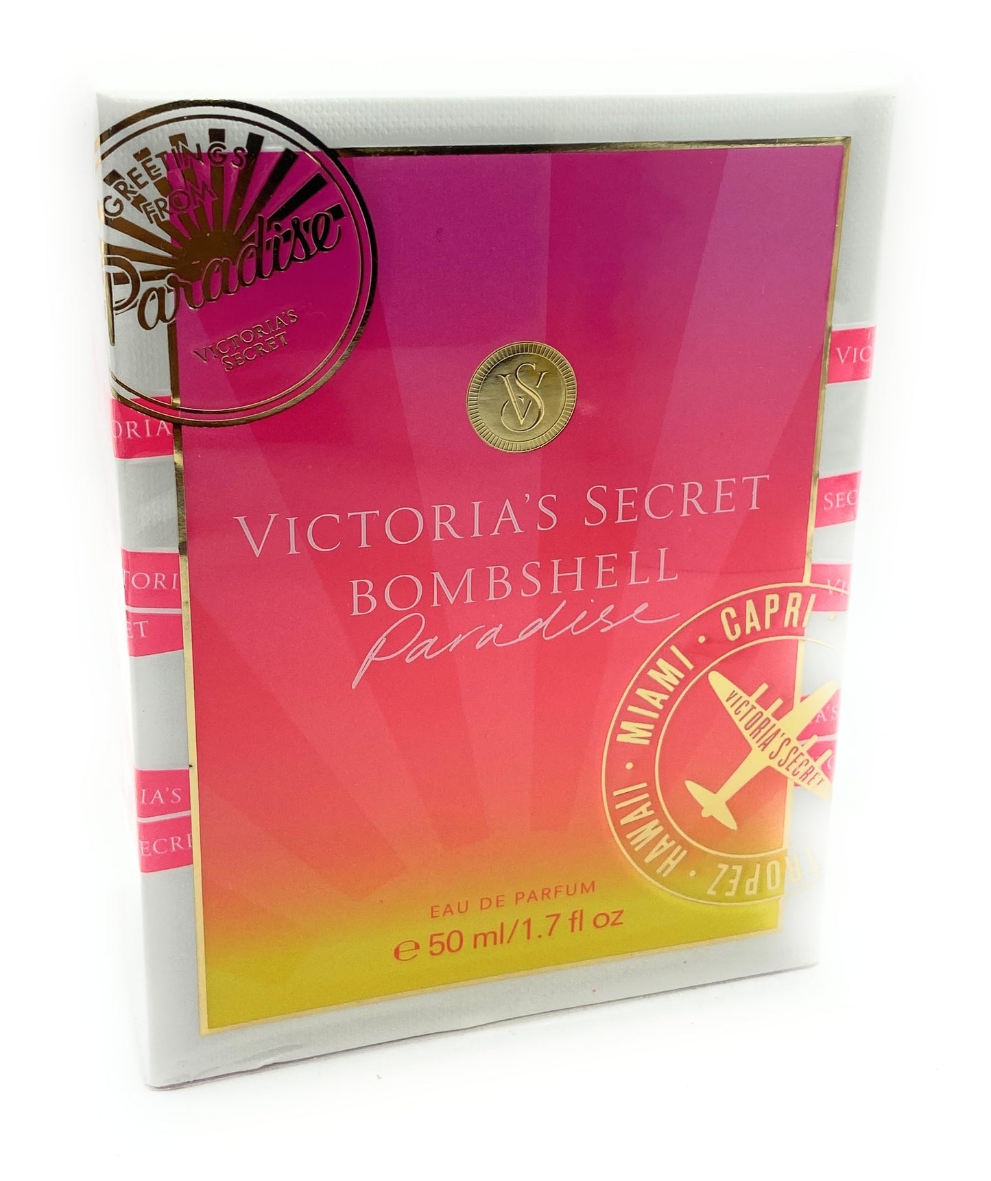 Victoria's Secret Bombshell Paradise Perfume For Women Eau de Parfum 1.7 Fluid Ounce - Floral Scent with Juicy Grapefruit, Black Currant, Lily of the Beauty & Personal Care Victoria's Secret