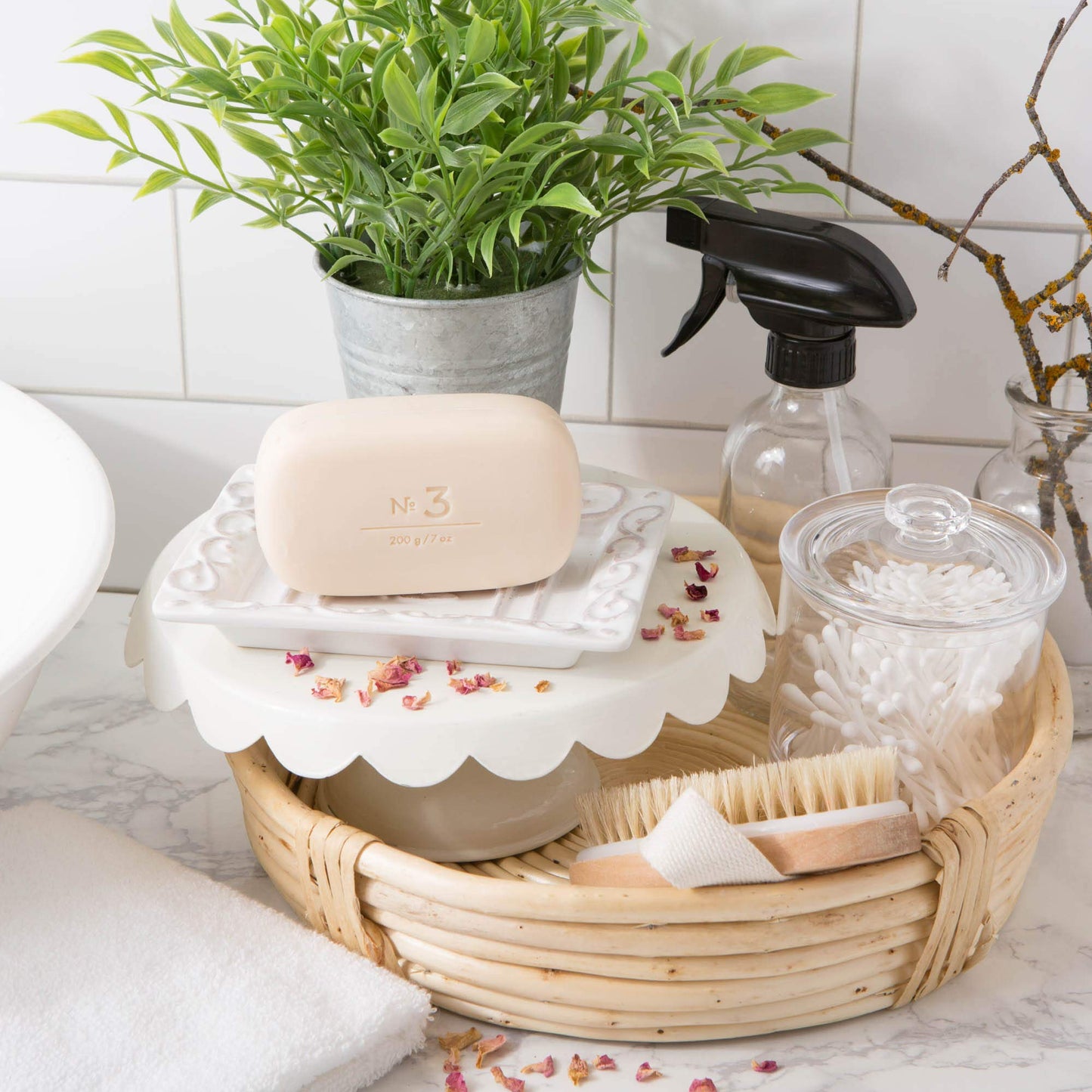 Via Mercato Italian Soap Bar (200 g), No. 3 - Pepe Rose, Lavender & Vanilla Bean Beauty & Personal Care Via Mercato