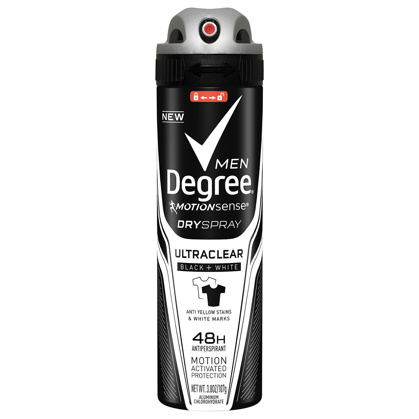 Degree Ultraclear Men's Antiperspirant Deodorant Dry Spray, Black/White, 3.8 Ounce (Pack of 1) Beauty and Personal Care Degree