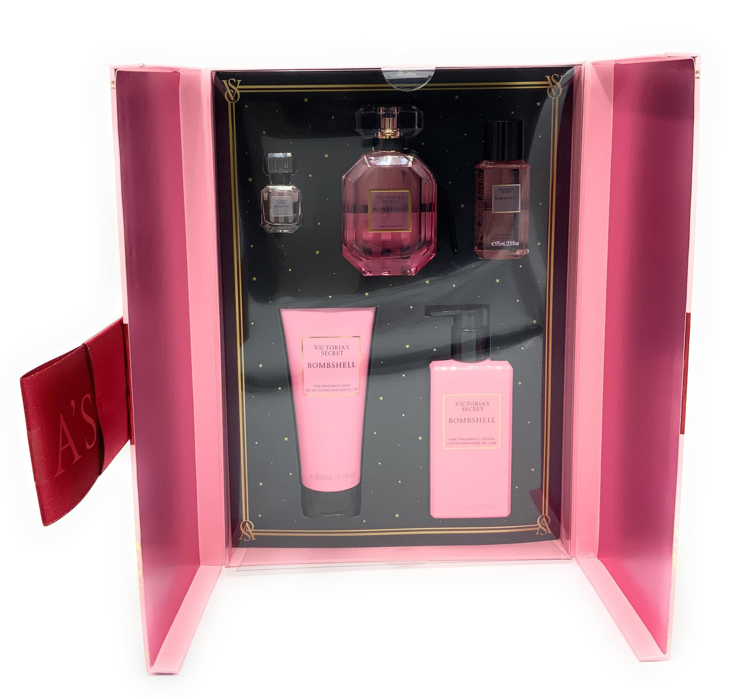 Victoria's Secret Bombshell Full Size Gift Set: Eau De Parfum 3.4 fl oz + .25fl oz Fragrance Mist, Lotion, Wash Beauty & Personal Care Victoria's Secret