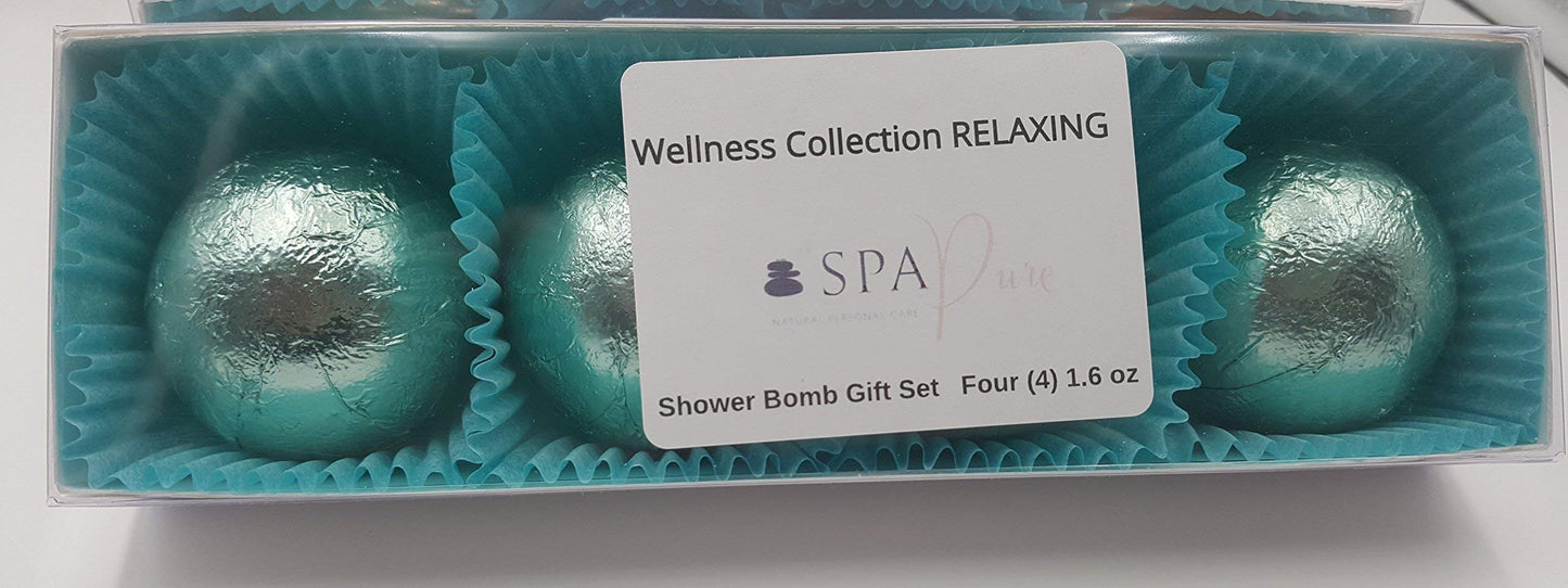 Spa Pure Relaxing Aromatherapy Shower Steamers Bombs - Shower Bombs with Essential Oils - Unisex Bath Melts - Self Care and Relaxation Shower Steamer Beauty and Personal Care Spa Pure