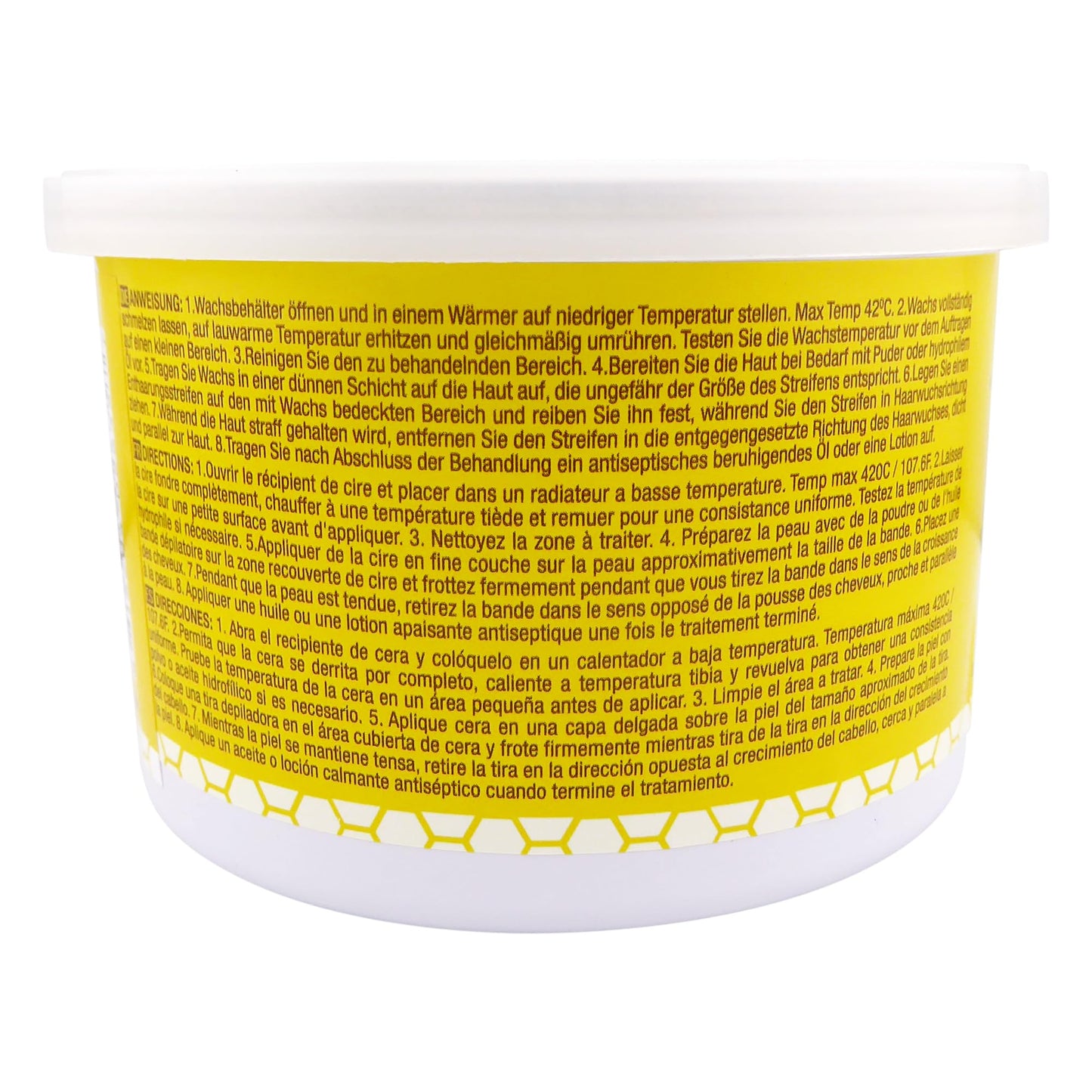 Waxness Film Hard Wax Tin Natural 14 oz (400 g) - Stripless Professional Hard Wax with Natural Resin Base for Face & Body - Made in Italy Beauty and Personal Care Waxness