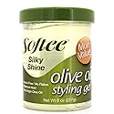 Softee Silky Shine Olive Oil Styling Gel 8 Oz,Pack of 3 Beauty & Personal Care Softee