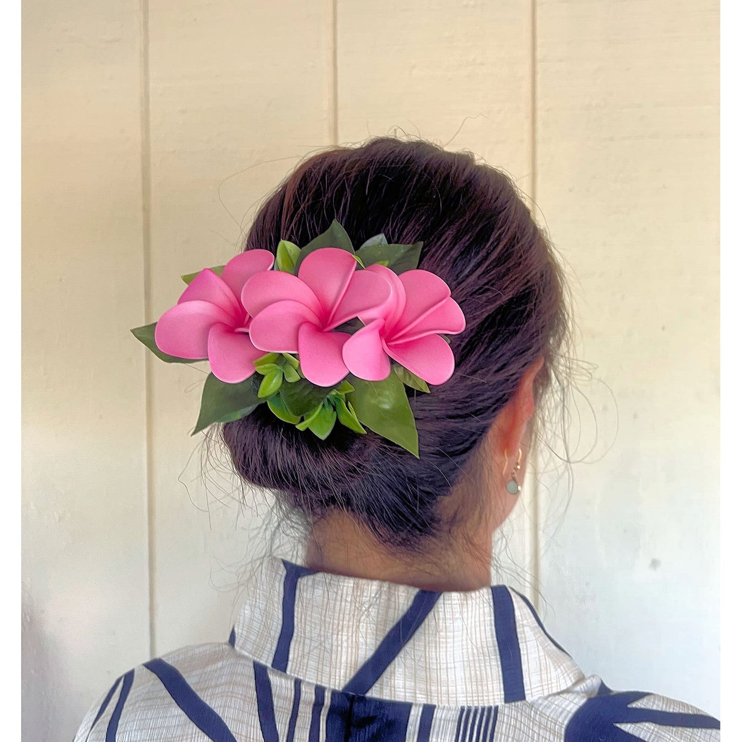Welcome to the Islands Hawaii Hair Clip Foam Flower Cluster Plumeria Pink, 4.5" x 7" (1 Count, Adults Unisex) Beauty & Personal Care Welcome to the Islands