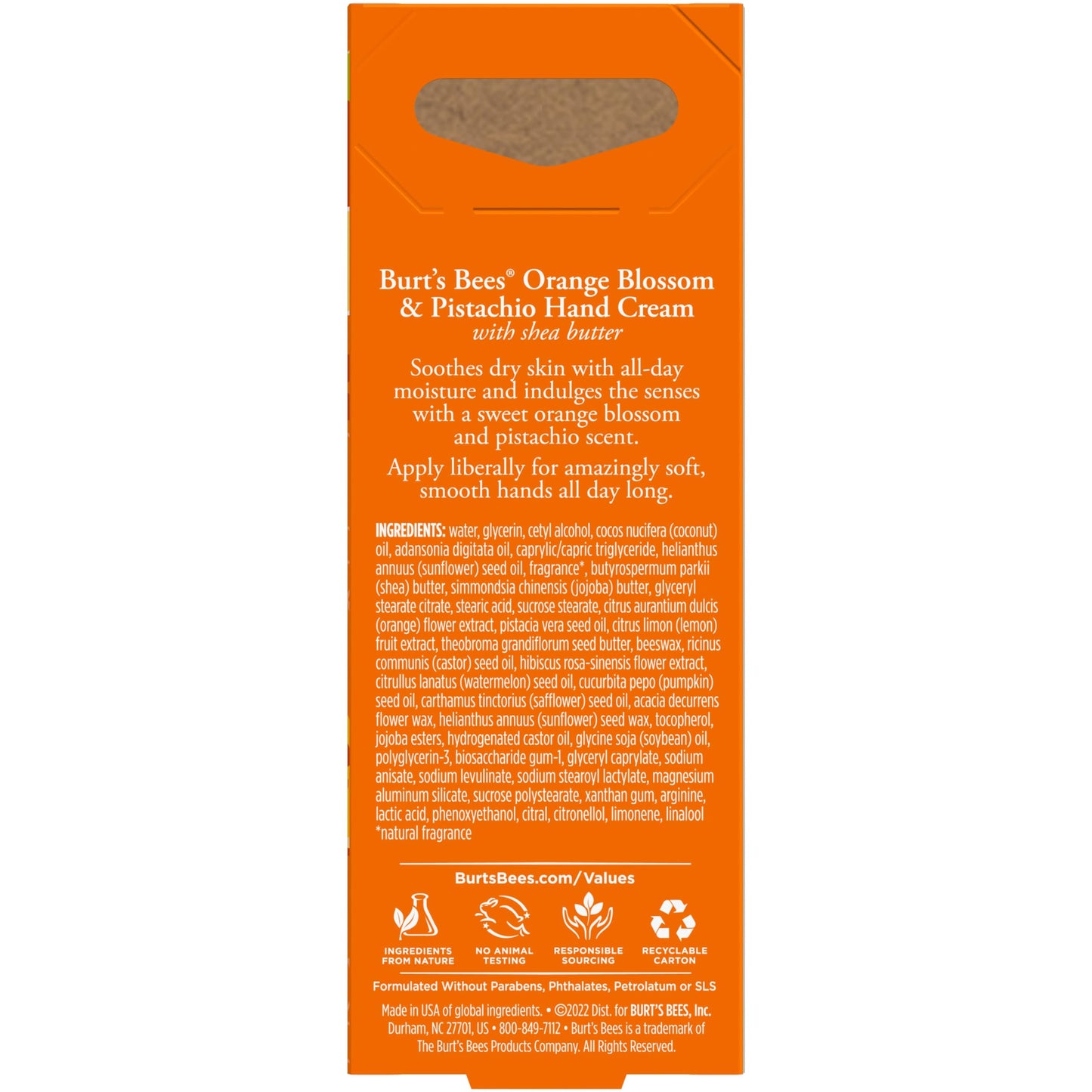Burts Bees Orange Blossom & Pistachio Hand Cream with Shea Butter, 1 Oz (Package May Vary) Beauty & Personal Care Burt's Bees
