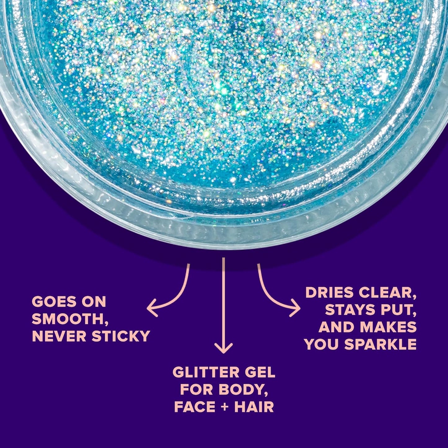 UNICORN SNOT Holographic Face Glitter & Body Glitter Gel | Hair Glitter, Vegan & Cruelty-Free, 1.7 oz 3-Pack (Disco/UV/Sky) Beauty & Personal Care UNICORN SNOT