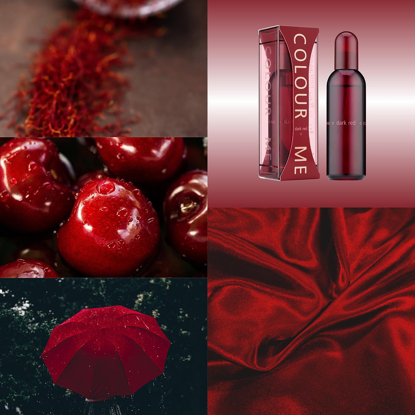 COLOUR ME Dark Red Perfume for Men and Women. 100ml Eau de Parfum Luxury Fragrance - Mens & Ladies Perfume, Long Lasting and Aftershave by Beauty & Personal Care COLOUR ME