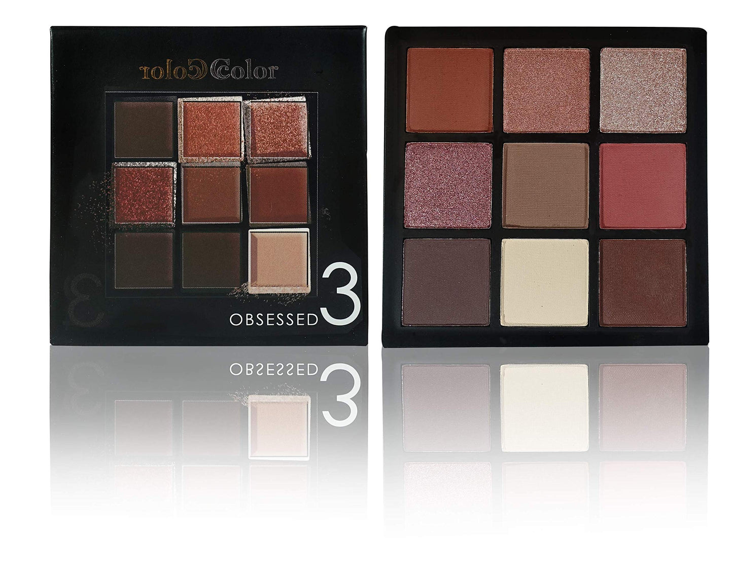 Obsessed 9 Color Eyeshadow Palette (Obsessed 3) Beauty & Personal Care Ccolor