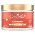 SheaMoisture Curl Stretch Multi-tasking Volume Cream Kalahari Melon Oil and a Tropical Vacation Scent With Hydrating Hyaluronic Serum, Defines Type 4 Beauty & Personal Care Shea Moisture