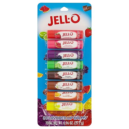 Jell-O 8 Pack Lip Balm Beauty & Personal Care Taste Beauty