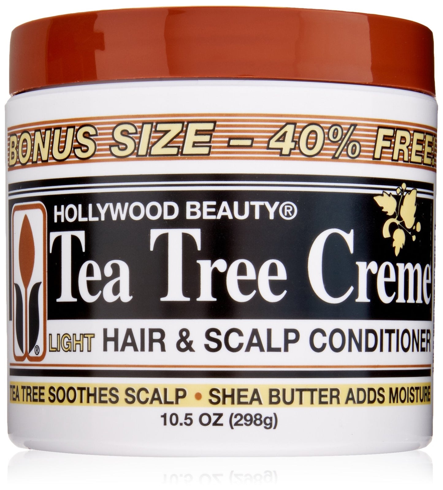 Hollywood Beauty Tea Tree Creme Hair and Scalp Conditioner, White , 10.5 Ounce Beauty & Personal Care Hollywood Beauty