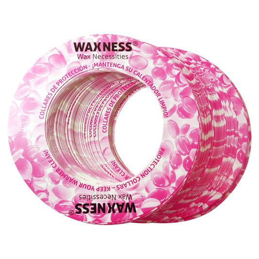 Waxness Waxing Multi-fit Protection Collars for 14-16 Oz Tins and Warmers 50 pcs Pink Beauty and Personal Care Waxness