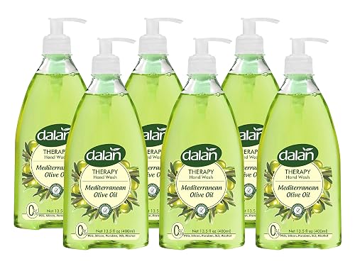 Dalan Therapy Mediterranean Olive Oil Ultra Moisturizing Liquid Hand Soap for Normal and Dry Hands Fresh Clean and Soft Feeling (13.5 Fl Oz / 400 mL Beauty & Personal Care Dalan