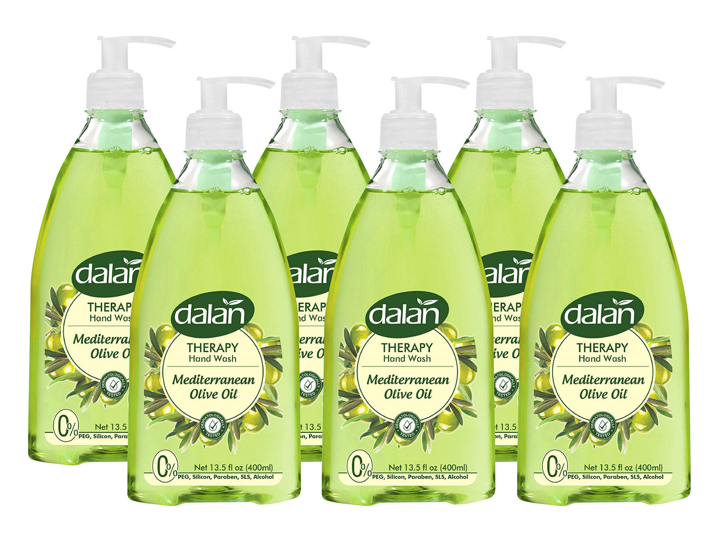 Dalan Therapy Mediterranean Olive Oil Ultra Moisturizing Liquid Hand Soap for Normal and Dry Hands Fresh Clean and Soft Feeling (13.5 Fl Oz / 400 mL Beauty & Personal Care Dalan