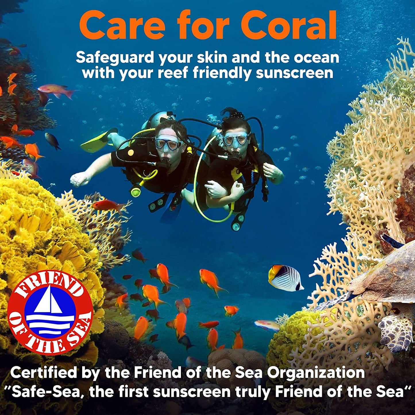 Safe Sea Zinc Oxide Sunscreen SPF50 | Clear Mineral Face Sunscreen | Anti-Jellyfish Sting Protective Lotion | Coral Reef Safe | Travel Size - 2Oz Beauty & Personal Care SAFE SEA