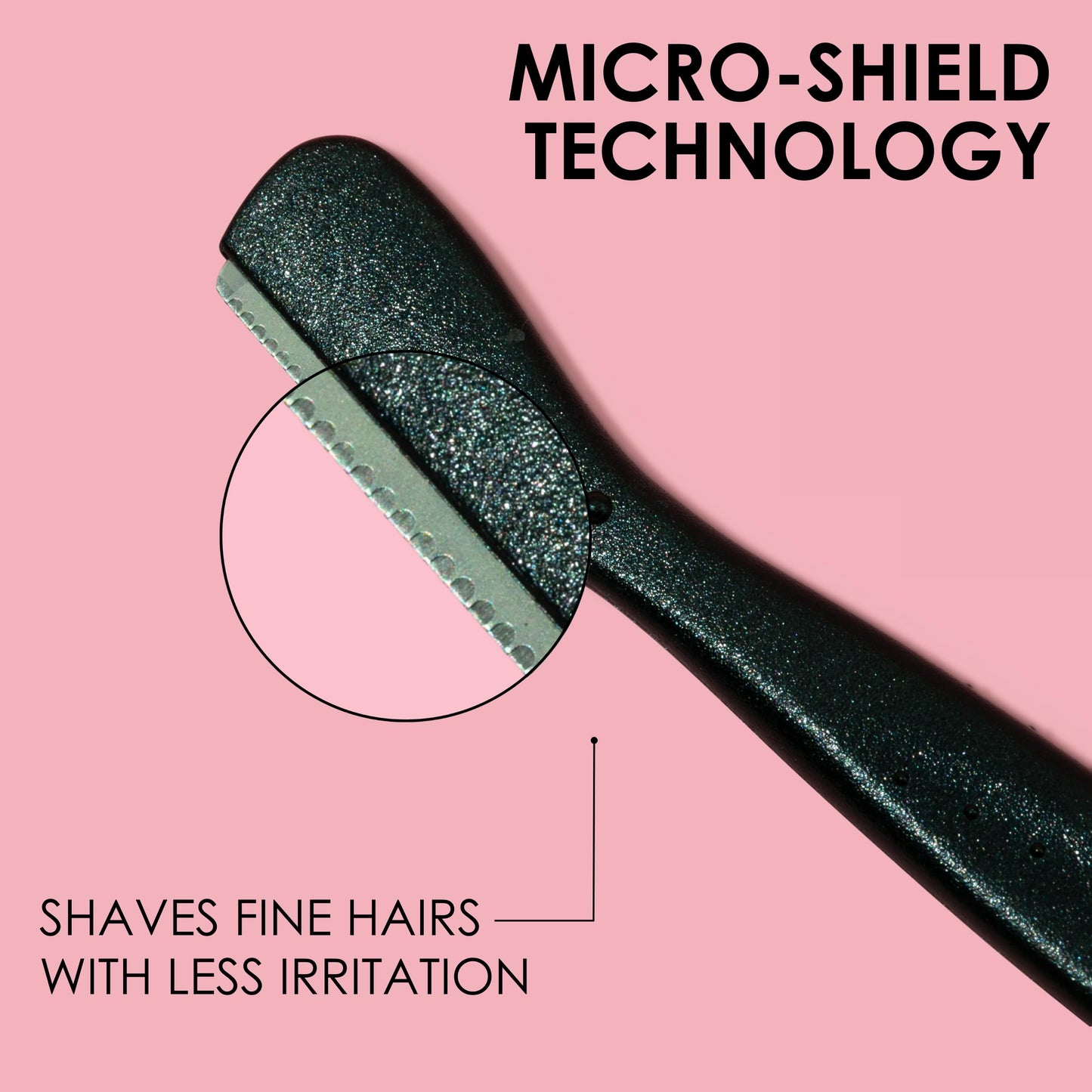 Japonesque Brow Touch Up Razors with Ultra-Sharp Stainless Steel Blades, for Removal of Unwanted Facial Hair and Peach Fuzz, Protective Blade Cover Beauty & Personal Care JAPONESQUE