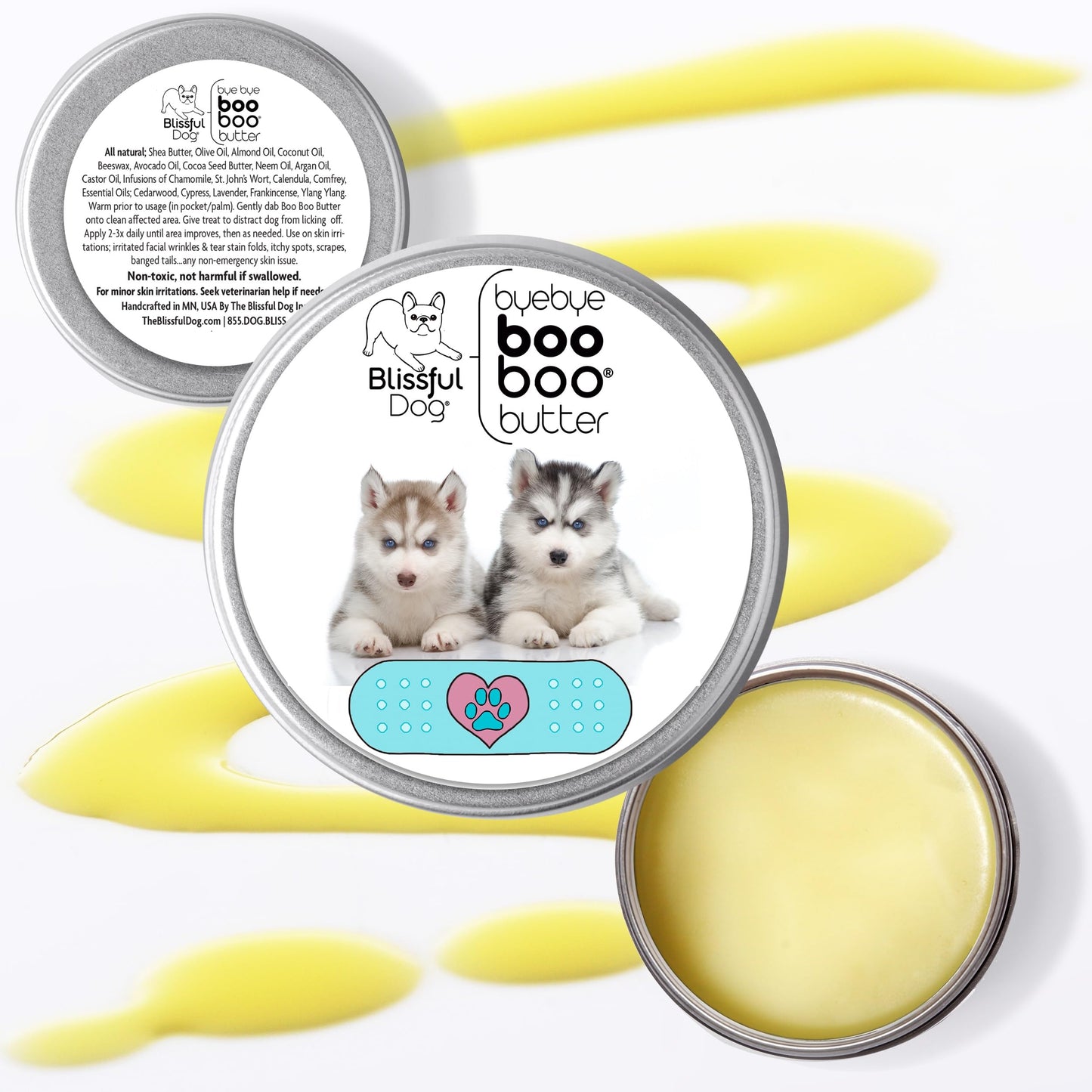 The Blissful Dog 4 oz TIN Husky Booboo Butter Beauty and Personal Care The Blissful Dog