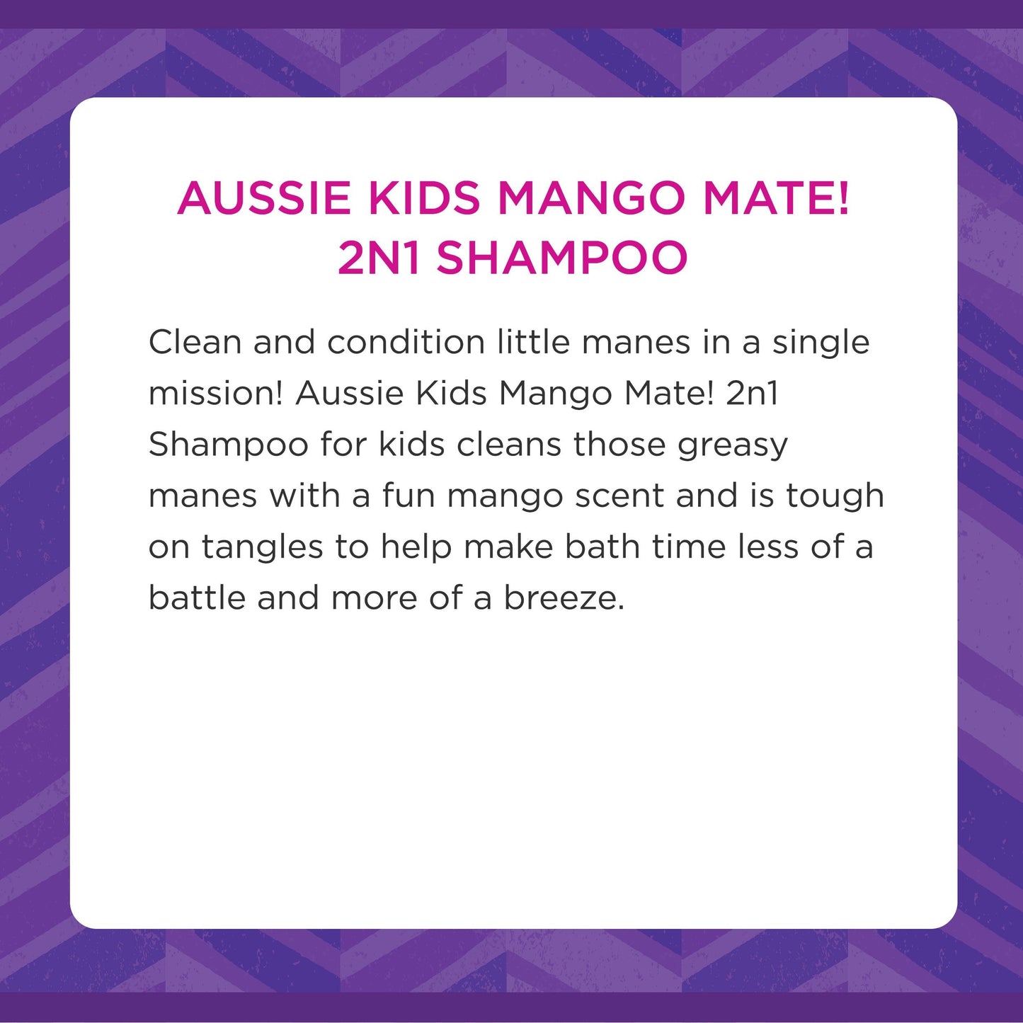 Mango Mate Kids 3 in 1 Shampoo & Conditioner 12 Fl Oz Beauty & Personal Care Aussie