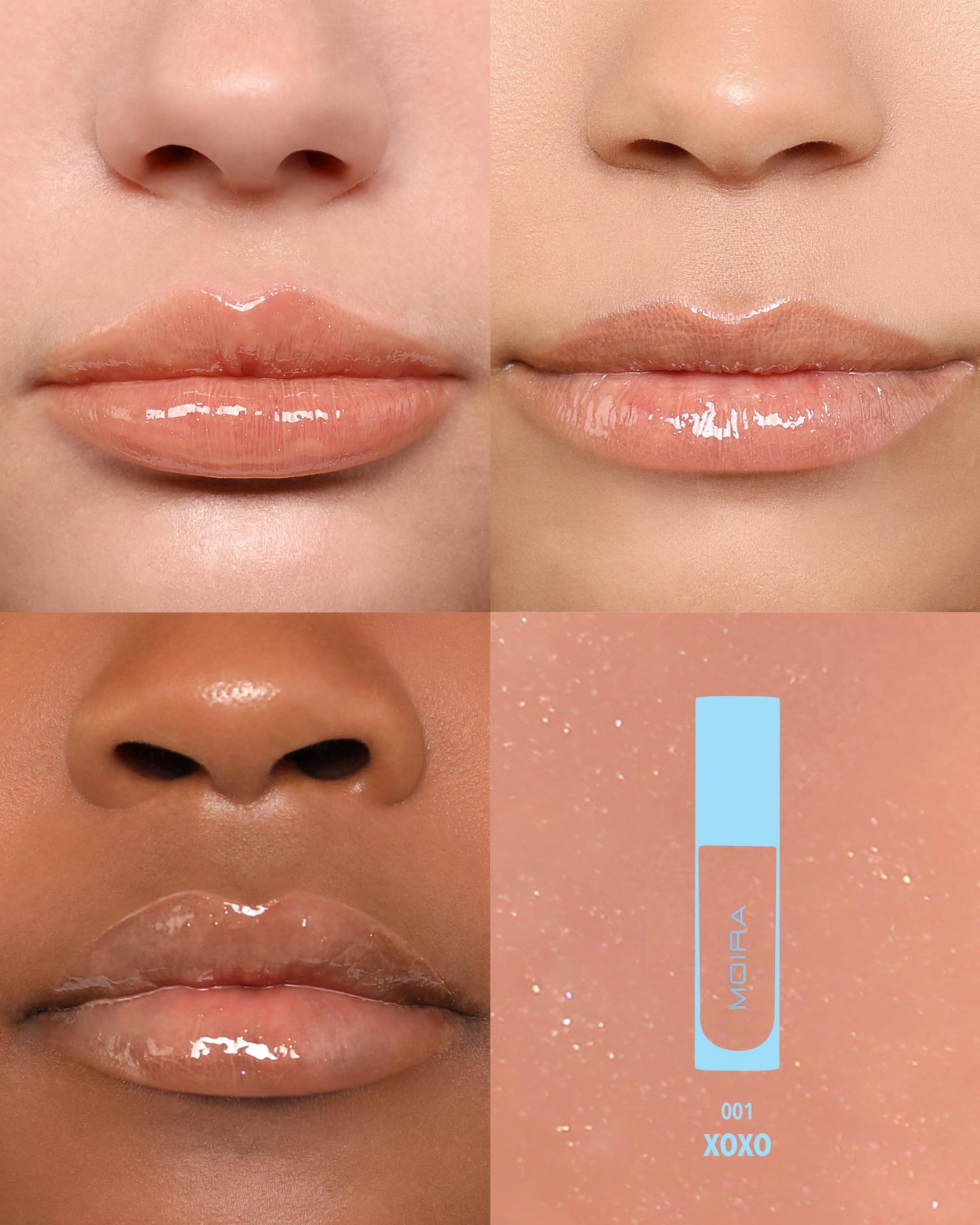 Moira Lip Chic Shimmer Gloss (001, XOXO) Beauty & Personal Care Moira