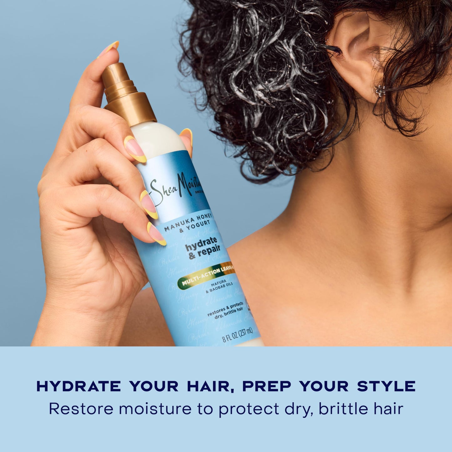 Shea Moisture Multi-Action Leave-In Conditioner Manuka Honey And Yogurt For Damaged Hair Sulfate Free Conditioner Spray 8 Oz Beauty & Personal Care Shea Moisture