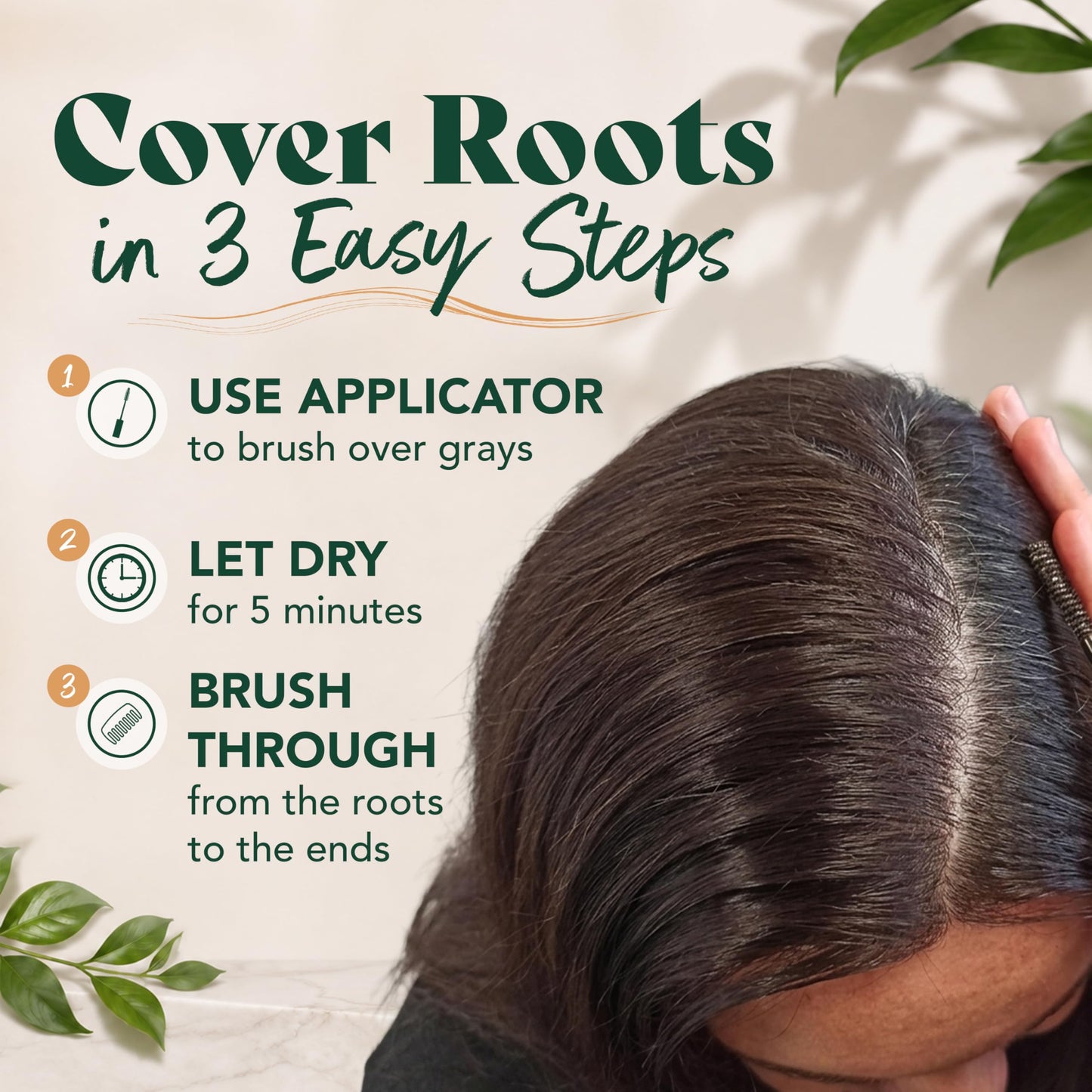Herbatint Temporary Hair Touch-Up - Instantly Mask Grey Roots Between Coloring with Easy To Apply Precision Brush Kit - Natural-Looking Concealer Beauty & Personal Care Herbatint