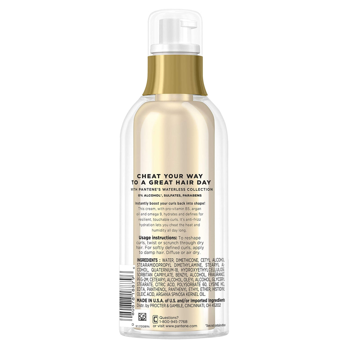 Pantene Shaping Cream, Sulfate Free, Pro-V Curl Affair, Blackcurrant, 3.7 Fl Oz Beauty & Personal Care Pantene