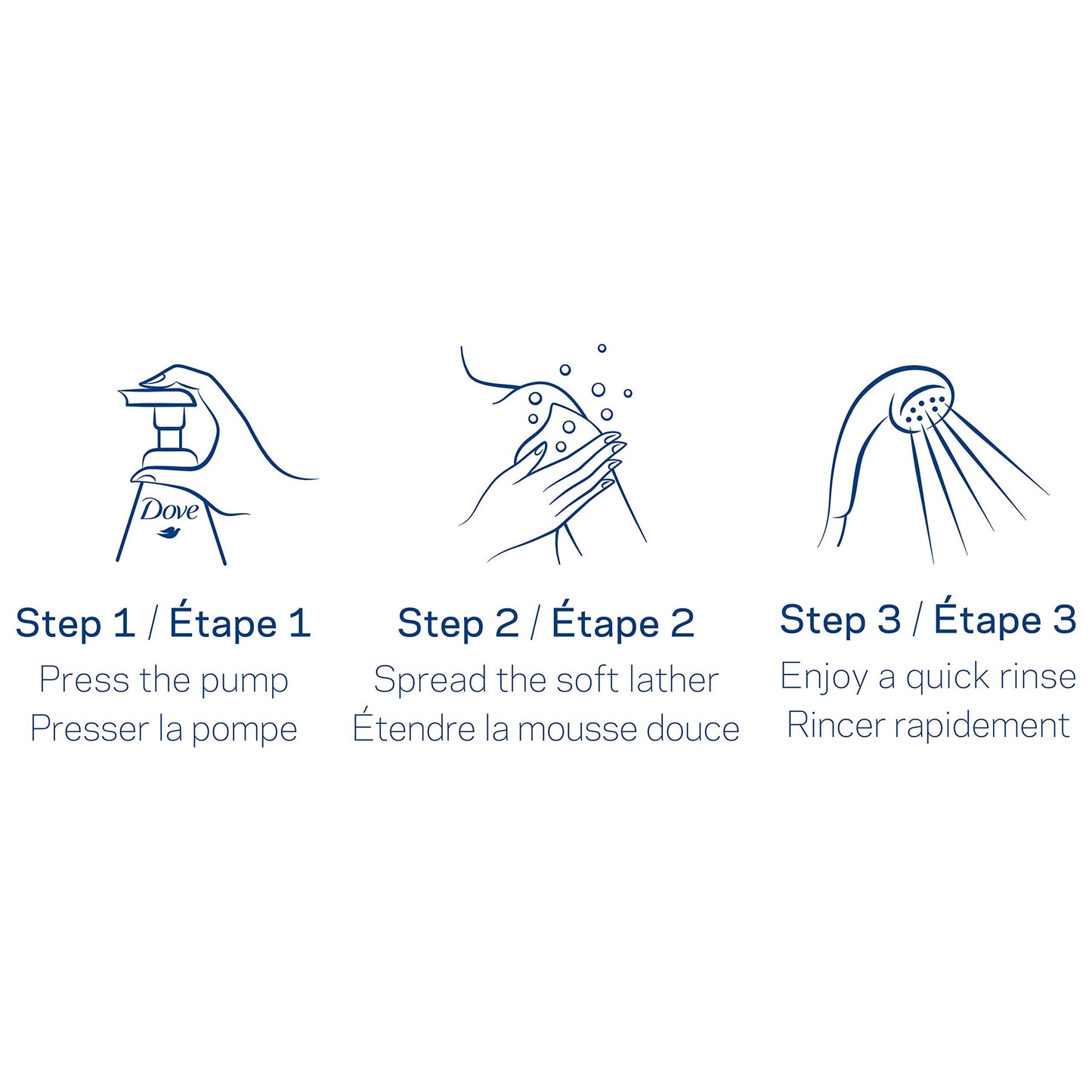 Dove Shower Foam Deep Moisture Foaming Body Wash, 13.5 Fl Oz (Pack of 4) Beauty & Personal Care Dove