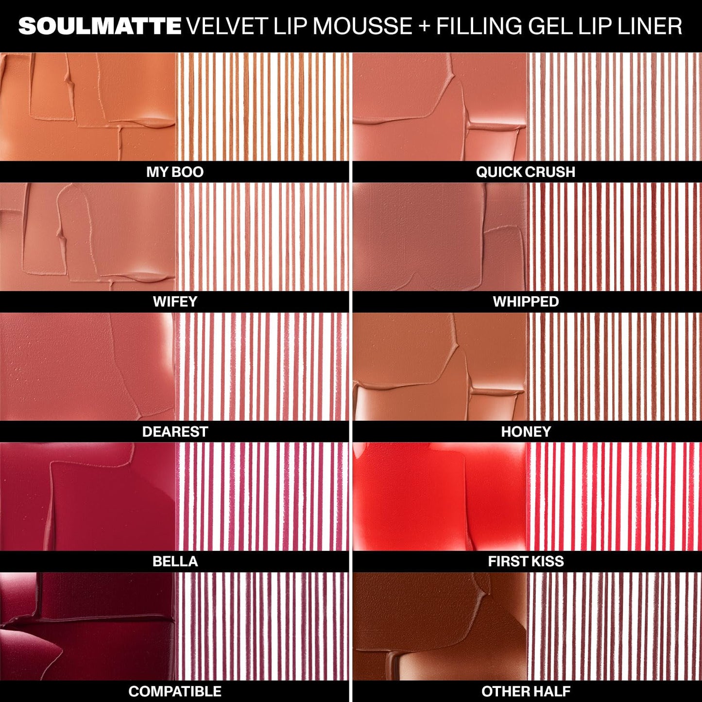 Morphe Soulmatte Velvet Lip Mousse - Air-Whipped Matte Lipstick for Women with Vitamin E to Hydrate, Soften & Smooth - Provides Long Lasting & Velvety Beauty & Personal Care MORPHE