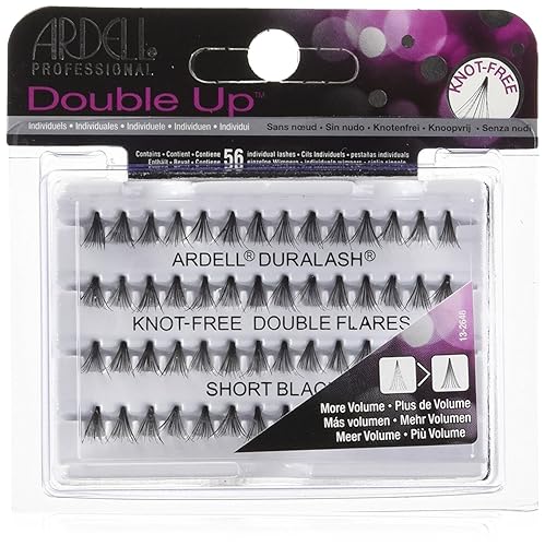 Ardell Double Individuals Knot Free Double Flares Black Short (6 Pack) Beauty & Personal Care Ardell