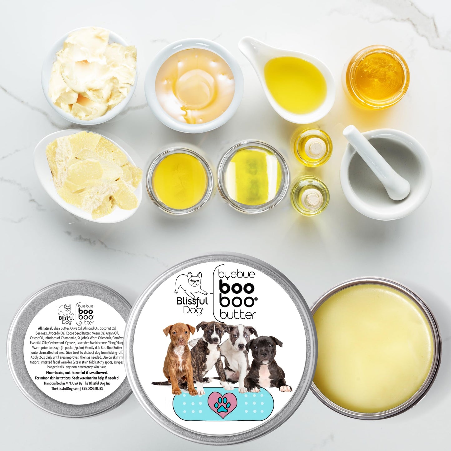The Blissful Dog Staffordshire Pitbull Terrier Boo Boo Butter, 1-Ounce Beauty and Personal Care The Blissful Dog