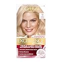 L'Oreal Paris Excellence Crème Permanent Hair Dye, Triple Care Hair Color with Hyaluronic Acid for 100% Gray Coverage, 9 Light Natural Blonde, 1 Kit Beauty & Personal Care L'Oreal Paris