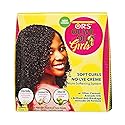ORS Olive Oil Girls Soft Curls No-Lye Creme Texture Softening System Kit with Olive, Coconut & Avocado Oils (Pack of 1) Beauty & Personal Care ORS