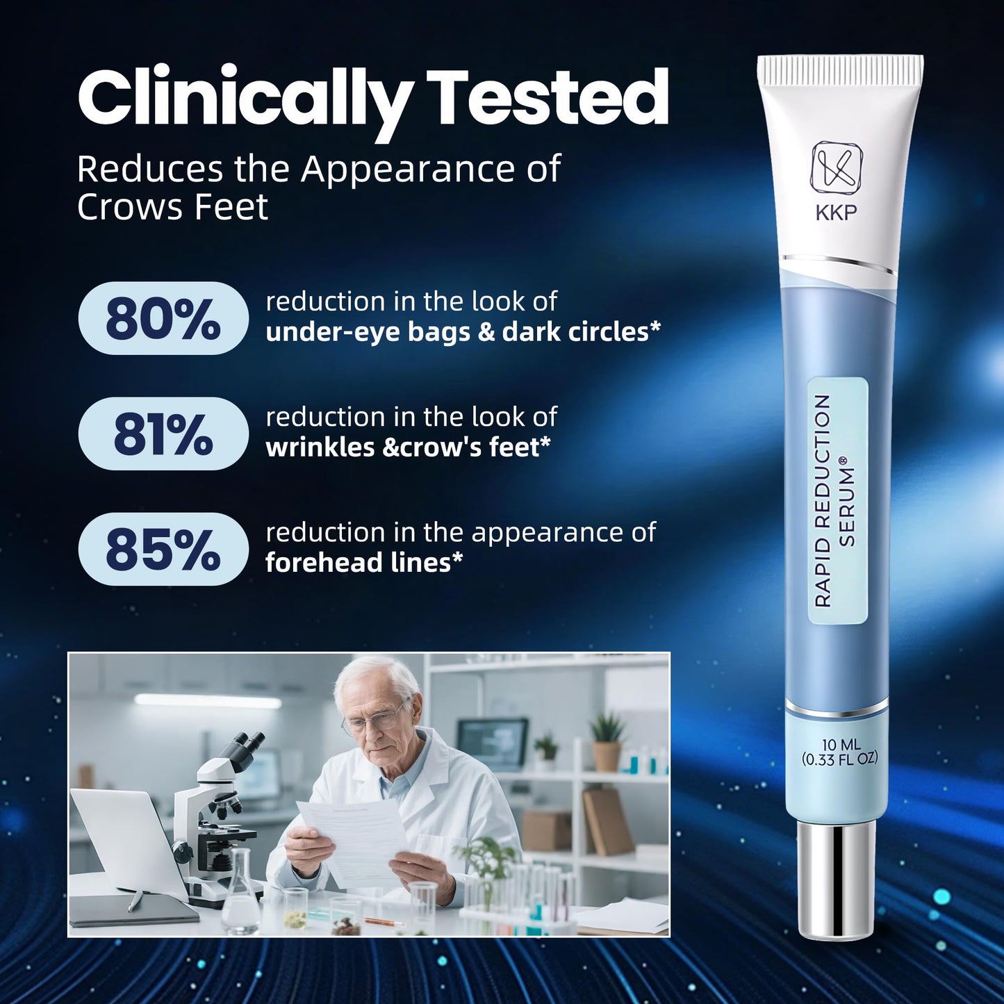 KKP Rapid Reduction Eye Serum & Face Lift Cream - Visibly Reduces Under-Eye Bags, Wrinkles, Dark Circles, Fine Lines & Crow's Feet Instantly, Anti Beauty & Personal Care Nabevin