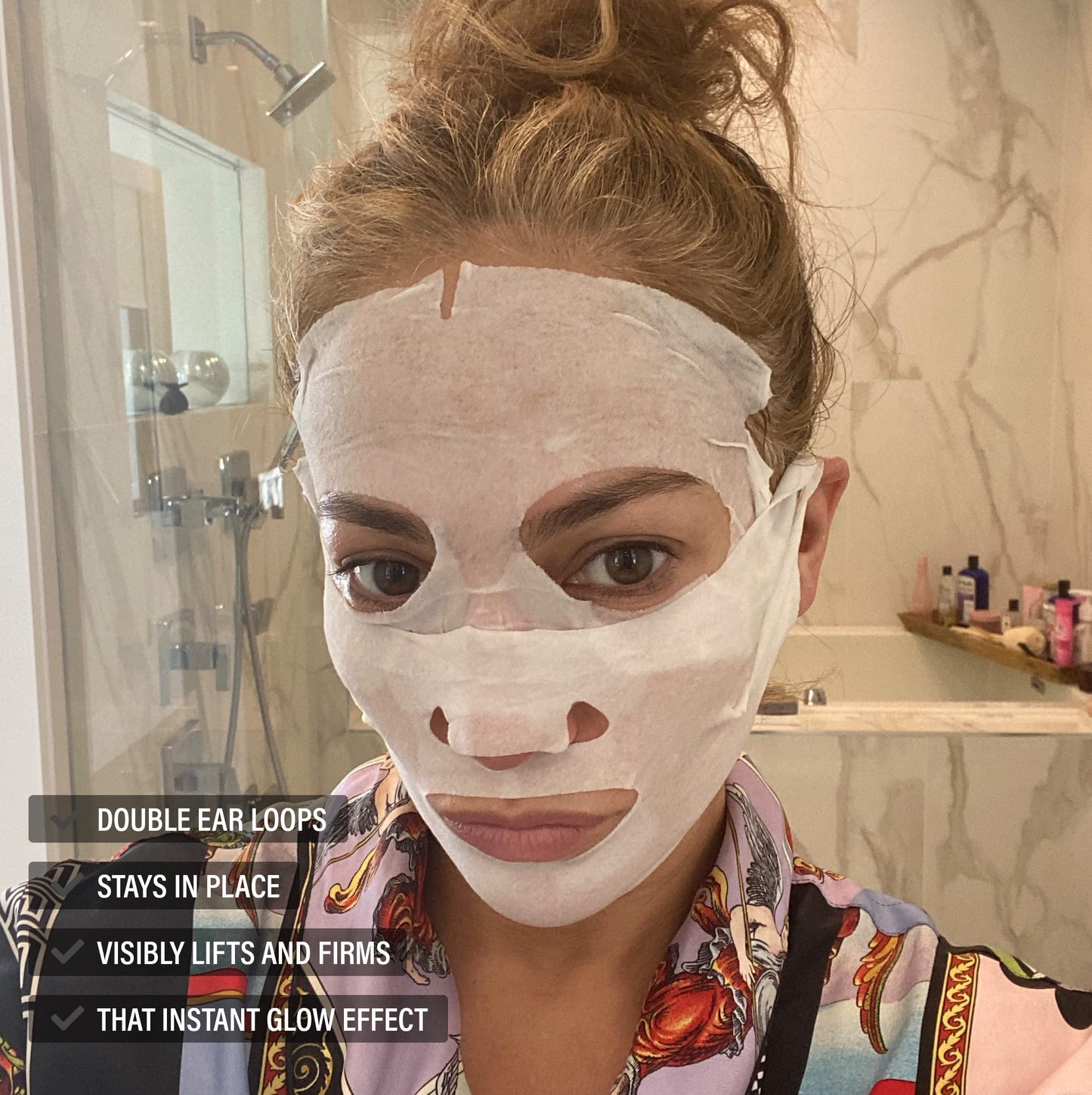 JLO BEAUTY Hydrating Sheet Face Mask, 2-Piece Facial Masks with Glow Serum, Helps Brighten, Smooth & Refresh Skin, Moisturizing Self Care Skincare Beauty & Personal Care JLO BEAUTY