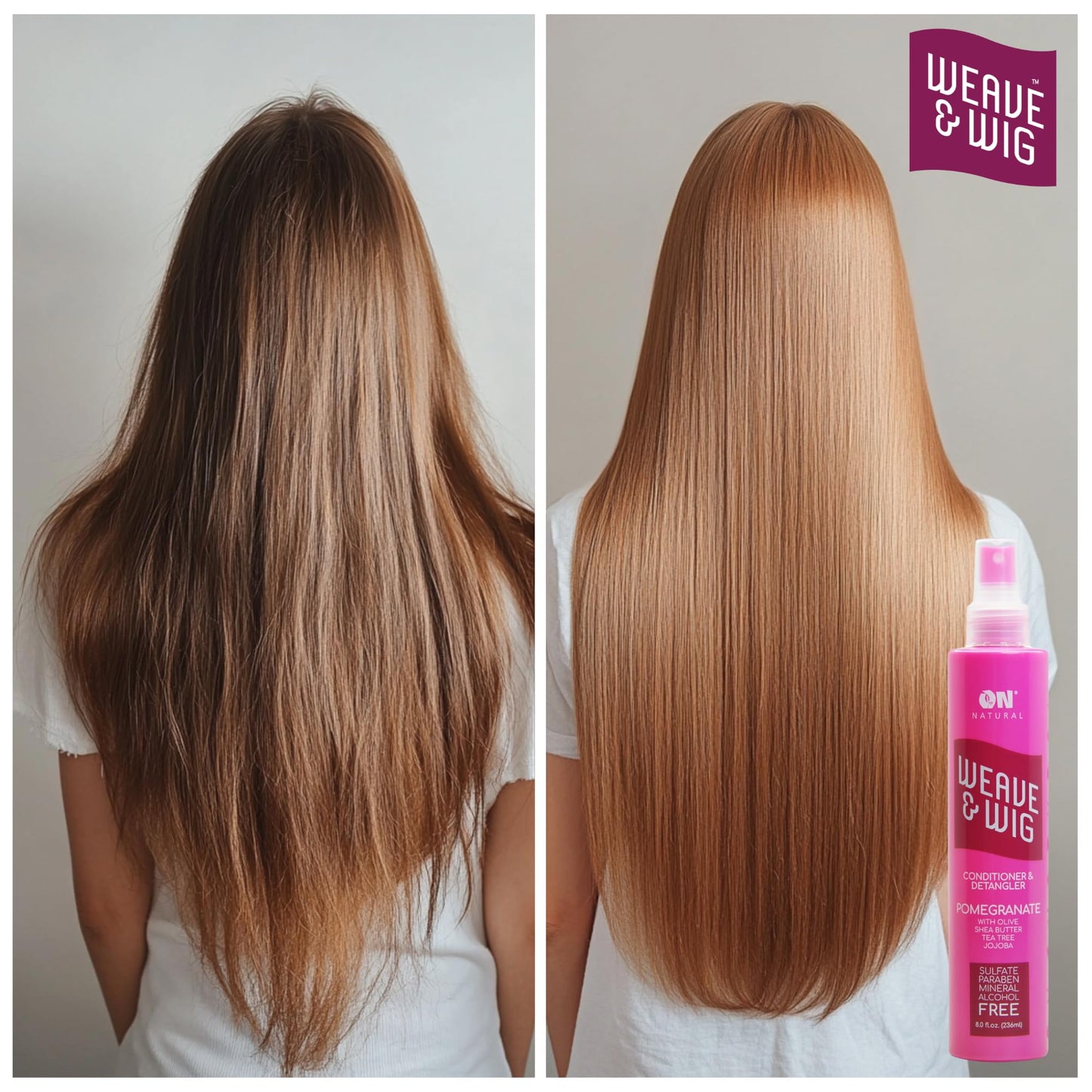 On Natural Premium Oil-Free Weave & Wig Spray Coco Lime 8 fl oz ON Organic Natural Premium Oil-Free Weave & Wig Spray Coco Lime 8 fl oz Beauty & Personal Care On Natural