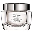 Face Mask Gel by Olay Masks, Overnight Facial Moisturizer with Vitamin C and Hyaluronic Acid for Brighter Skin, 1.7 Fl Ounce Beauty & Personal Care Olay