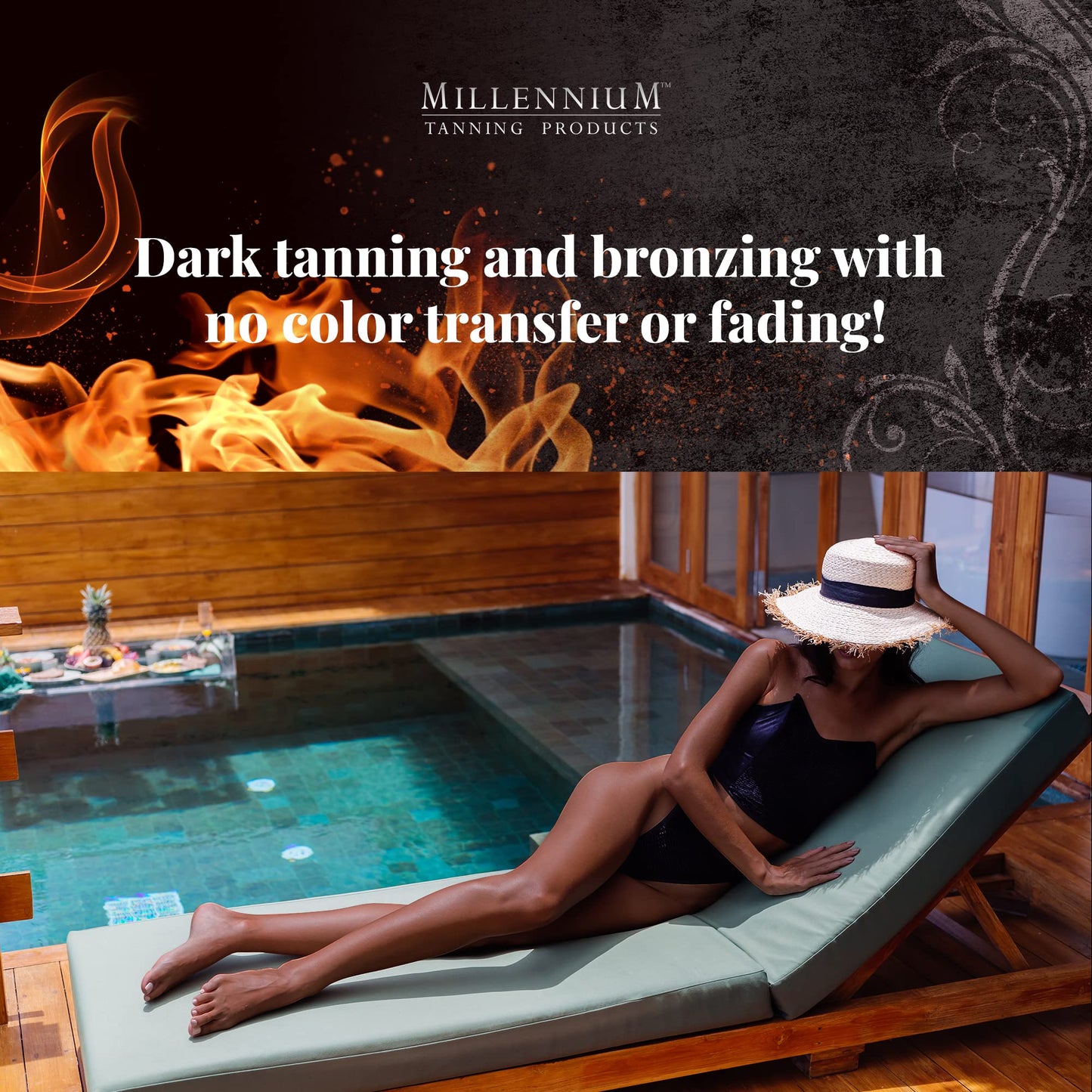 Millennium Tanning Products, Solid Black 100x (13.5 oz) and Insanely Black 60x (13.5 oz) Beauty & Personal Care Millennium Tanning