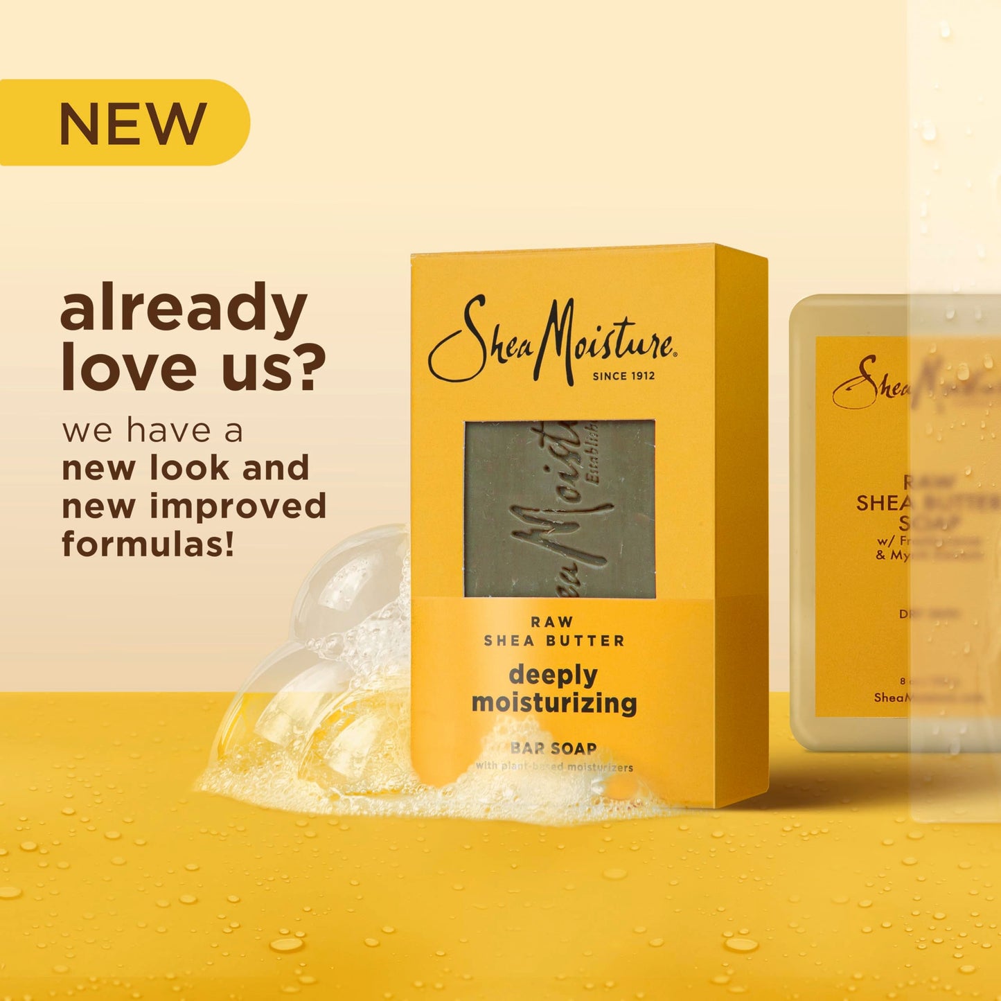 SheaMoisture Bar Soap Raw Shea Butter 4 count Moisturize and Restore Dry Skin Deeply Moisturizing bar soap with 24h shea moisture nutrients Beauty & Personal Care Shea Moisture